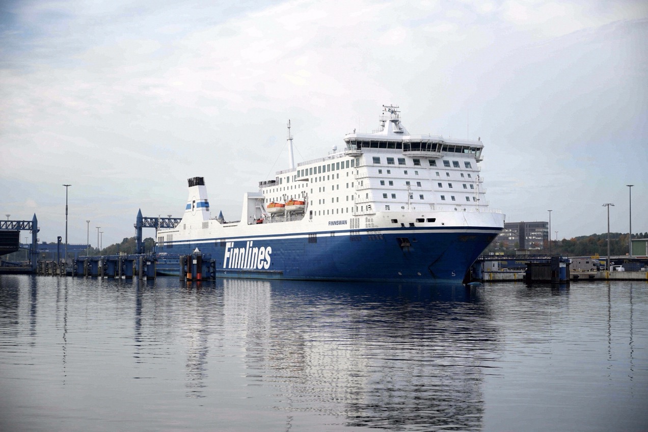 Finnlines-Fähre Finnswan in Travemünde
